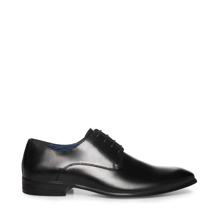 Zapatos Derby Steve Madden Beaux Cuero Hombre Negras | ES MK9E24